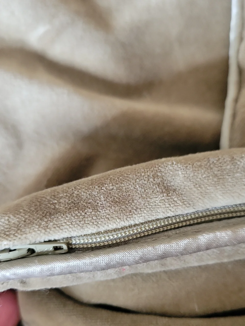 Crate&Barrel BENNETT Accent Throw Pillow in Taupe
